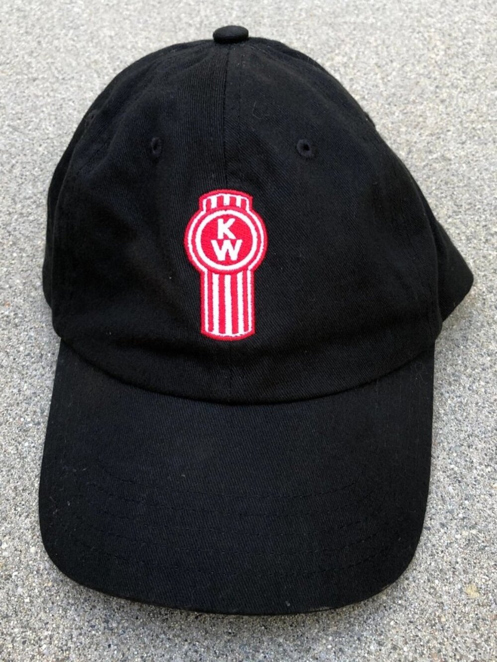 KENWORTH TRUCKS Baseball Hat Men's Black Adjustable Cap One Size